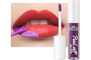 BQQCOB Lip Stain Peel Off - Lip Tint Lip Stain Long Lasting - Lip Tattoo Peel Off -Transfer Proof, Matte Finish, Waterproof Formula, Lip Makeup For Women