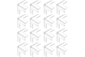 KMZ 16 Pcs Safety Corner Protectors Guards, Table Corner Protector for Kids Clear Safety Edge & Corner Guards T-shaped Proof Corner for Table Cabinets Drawers Furniture Sharp Corner