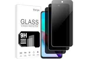Vuciya Zestaw 3 sztuk ochraniaczy na ekran prywatności do Xiaomi Redmi 10 2022, szkło hartowane [twardość 9H], folia ochronna na ekran telefonu Xiaomi Redmi 10 2022