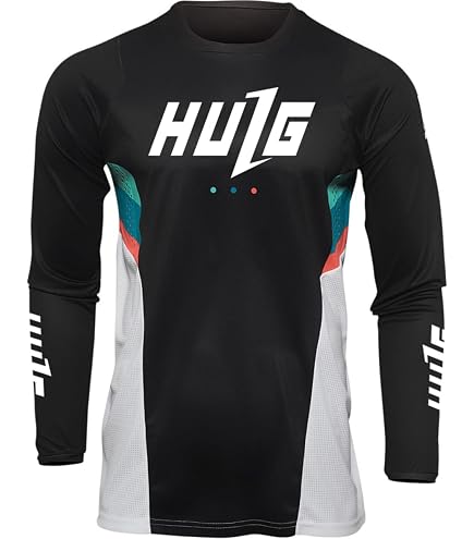 Maillot De Motocross O'Neal Element MX - Noir Et Jaune Fluo - Tissu Technique - Neuf