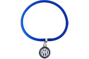 Migliardi Bracciale in silicone blu F.C. Inter Prodotto Ufficiale con pendaglio Logo Taglia unica