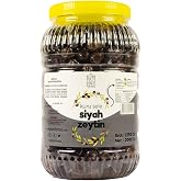 EGEYE D&Ouml;N&Uuml;Ş &Ccedil;ok Az Tuzlu Kuru Sele Siyah Zeytin (Kurutma Siyah Light Zeytin) - 2 Kg.