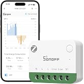 SONOFF MINI-ZB1GSP, Zigbee One PM, Interruptor inteligente para luz, Monitoreo de energ&iacute;a, Se requiere hub Zigbee, Se requier