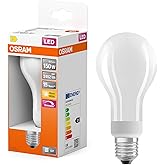OSRAM Dimmbare Filament LED Lampe mit E27 Sockel, Warmweiss (2700K), klassische Birnenform, 18W, Ersatz für 150W-Glühbirne, m