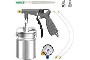 BORDEAG Undergolvskyddspistol, fordon undergolvsskyddspistol med 1 000 ml tank, undergolvskyddssprutpistol med sugkopp, 360°