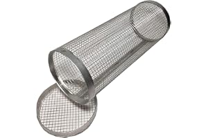 BBQ röknät grillcylinder rostfritt stål grill lägereld grill camping picknick 30 cm