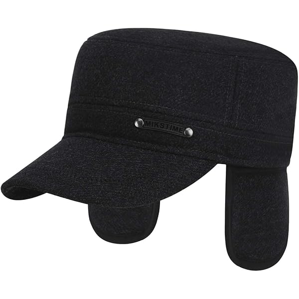Winter baseballpet met oorflappen herenpet gehoorbescherming Oor bescherming wintermuts Cap (grijs