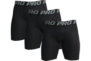 LANBAOSI 3-pak męskie spodenki kompresyjne sportowa bielizna do biegania dla mężczyzn siłownia trening sport warstwa bazowa krótkie rajstopy