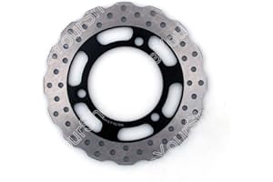 ‎BRUCE & SHARK Bruce & Shark Bremsscheibe Hinterradbremsscheibenrotor für Motorrad Passend für Kawasaki Ninja Ex250 250R 2008-2012 Schwarz