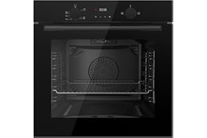 ViandPro Elegance Single 60 cm Built In Gas Oven, Black