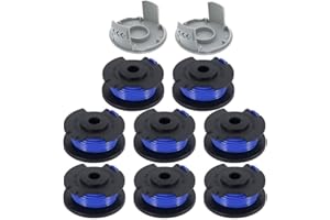 SYWAN 6 Pack String Trimmer Replacement Spool Line 0.065" 18-Volt 24V 40V, Compatible with Ryobi One+ AC14RL3A, Cordless Trimmer Line 11ft (10 Pack)
