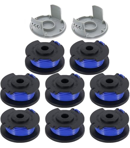 Trimmerspule Für Ryobi RAC125 & RLT1830H13 | 3x1,6 Mm Schnur, 6 Stück | Einfacher Wechsel Ohne Werkzeug