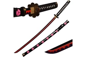 ACTASITEMS Épées Roronoa Zoro Épée en Bois Anime Cosplay - 104cm, Katana -shisui