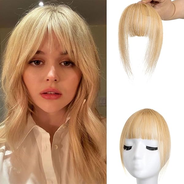 Seiden-Wiglet-Clip In Krone, Handgemacht Mit Pony – 30 Cm Dichtes Hellbraun Für Mehr Volumen