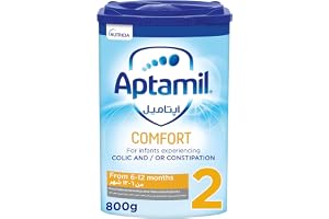 Aptamil Comfort 2 Follow-On Formula Milk From 6-12 Months, Dietary Management of Colic & Constipation, Easy To Use Pack, 800g