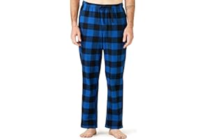 LAPASA Pantaloni Pigiama Uomo a Quadri, Pantaloni da Casa Lunghi Comodi con Tasche Laterali (M38 Cotone / M39 Flanella di Cotone / M128 Micropile)