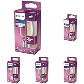 Philips LED classic 40W B35 E14 Mum Tipi Beyaz Işık Dim Edilmez Filament LED Ampul 5li paket
