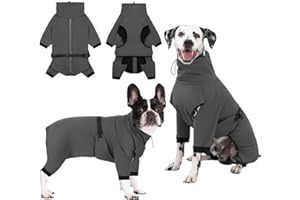 Cyponpy Hundemantel Wasserdicht Warm mit Beinen Hundejacke Winter Reflektierend Reißverschluss Hundemantel Warm Hundepullover Fleece Mantel Hund Winterjacke Wasserdicht Hundebekleidung Regenmantel