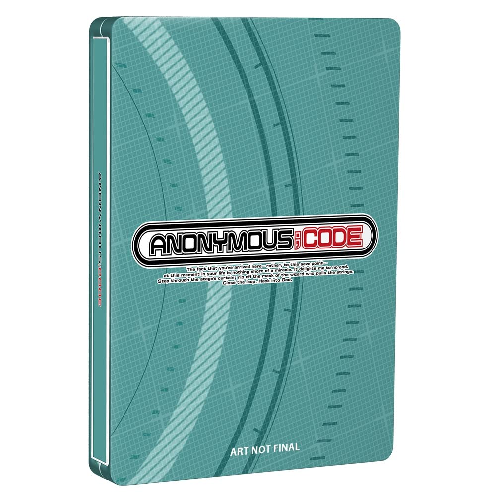 Carátula de Anónimo, Code Steelbook Edición de lanzamiento para PS4 (edición PAL España)