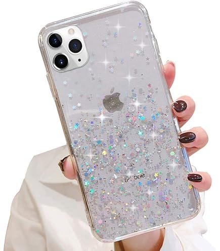 Spiegel-Hülle Für IPhone XS/X – Mit Ringhalter, Glitzer-Design, Aus Weichem Silikon