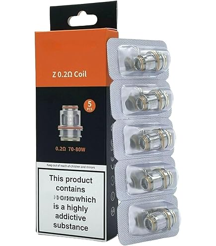 GEEKVAPE Z Series 0.2 Ohm Replacement Coils [Pack of 5] - High Power,  Perfect for DL Vaping, 70 to 80W, Press Fit System, Compatible for  AegisLegend/AegisSolo/Obelisk/Zeus/Z Tank, No Nicotine: Amazon.co.uk:  Electronics &