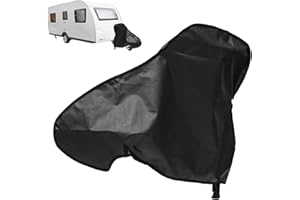 Orssmigs Copritimone Caravan Copertura Gancio Traino Impermeabile Copertura per Timone, Universale Copertura Roulotte Copertura per Rimorchio (Ferroso, 97 x 60cm)