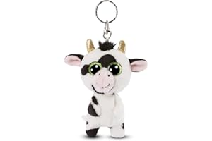NICI Glubschis: El Original – Llavero de la Vaca Moolon de Glubschis 9cm – Colgante de Peluche para Cordones, llaveros y portallaves – Amuleto para Bolsa