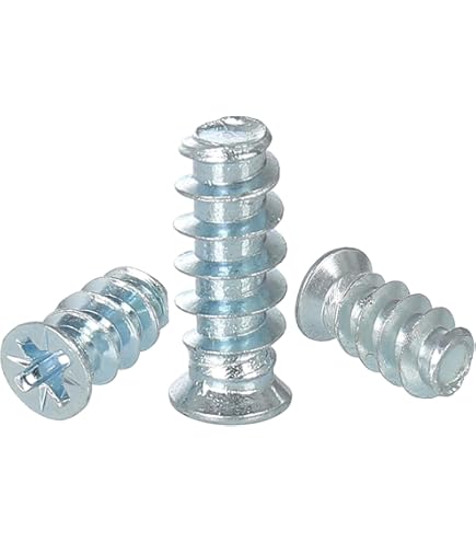 Viti A Testa Bombata E Impronta Croce, Con Filettatura Per Plastica