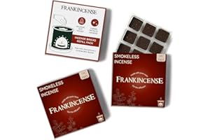 Aromafume Frankincense Incense Bricks (3 Trays x 9 pieces each) Ideal for prayer, meditation and usage in churches and temples | Made using pure Frankincense from Somaliland | Refill Pack