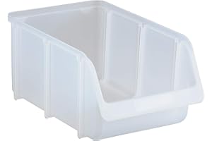 ‎HÜNERSDORFF hünersdorff Sichtbox / Stapelbox / Lagerbox in Größe 4, stapelbar, Farbe: Transparent