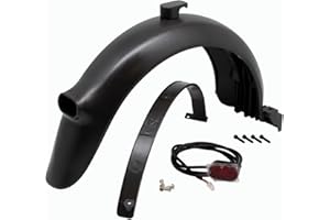 M365Lyon - Parafango posteriore compatibile con monopattino elettrico Ninebot F20 F25 F30 F40 (kit completo)