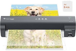 Bonsaii A3 Laminator Machine with Never Jam Technology, NTC Precision Temperature Control, Three Heat Settings, Max 13 Inch Width - Grey (L318-A)