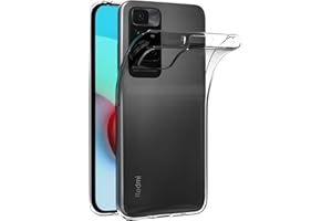 AICEK Compatible con Xiaomi Redmi 10 / Redmi 10 Prime Funda, Transparente Silicona Fundas para Redmi 10 Bumper Case Carcasa Silicona Funda