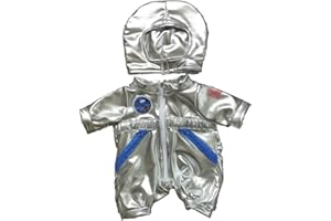 Teddy Tastic Astronaut Silver Space Man Space Suit Teddy Outfit Fits 16" / 40cm Teddy Bears NEW Make a Bear Outfit