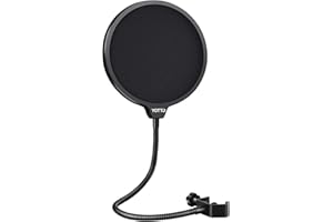 YOTTO Mikrofon Popschutz Mic Windschutz Schaum Windschutzscheibe Pop Filter für Blue Yeti, MXL, Audio Technica und andere Mikrofone