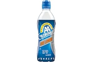 ‎AA DRINK AA Drink Iso Lemon 12x50cl - Erfrischendes isotonisches Zitronen-Sportgetränk für aktive Athleten, mit Elektrolyten für optimale Leistung, 12 Einwegflaschen à 500 ml