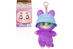 Craze Nunos Lil’ Monsters Überraschungsbox – Stoffpuppe Mädchen & Jungen – Kuschelpuppe mit Sonnenbrille & Kleidung – Zufälliges Plüschtier zum Sammeln, 7 Farbvarianten