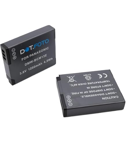 Blumax 2X Battery replaces Panasonic DMW-BCM13 / DMW-BCM13-E 1200mAh