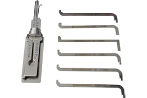 GFYWZ SS001 2 en 1 crochetage de Serrure et décodeur pour Serrure de Porte à Double rainure, Outils Professionnels de serrurier