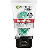 Garnier Men Acno Fight Gentle Cleanser Facewash | For Acne-Prone, Sensitive Male Skin | 100g