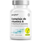 Vitamin B Complex - High Dose with B1, B2, B3, B5, B6, B12 - With Biotin (B7) and Folic Acid (B9) - Energy &amp; Vitality - All 7