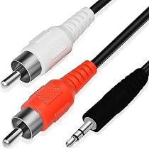 Goobay PremiumCord Audio Adapterkabel – 3,5 Mm Klinkenstecker Auf 2x Cinch (RCA) Buchse, 0,2 M, Für TV, HiFi, MP3-Player & Handys