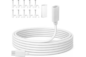 BTFO 4,6m USB-C Förlängningskabel, USB-C Hane Till Hona Förlängningssladd med Clips och Vattentät Låda Kompatibel med iPhone