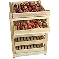Selections (5 Drawer Traditional Wooden Apple Storage Rack