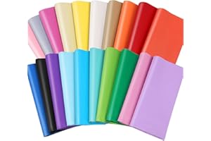 woric 100 Sheets Tissue Paper for Wrapping Gifts, 50x70cm Coloured Tissue Paper 20 Colors for Christmas Crafts Packaging Arts Decorations