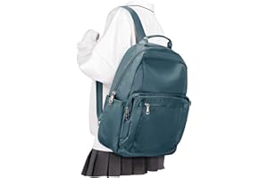 BOXSAM Schulrucksack Damen, Leichter Rucksack 14 Zoll Laptop Reiserucksack, Causal Travel Schultaschen für Mädchen Jungen Teenager, Bookbag College Boys Men Work Daypack