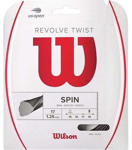 Wilson Revolve Twist Tennissaiten - 3-Bump Design Für Maximalen Spin