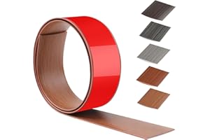 ZTOWOTO 100 cm X 5 cm Barre De Seuil Adhesive, Seuil De Porte Adhesif PVC, Barres De Transition De Seuil Pour Cuisine, Salon, Pour Joindre Les Renfoncements Du Sol, Du Carrelage Ou Du Tapis(Teck ThaïLandais)