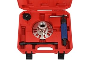 Cozyel Set di espulsori Idraulici 10T, Estrattore Idraulico per mozzi Ruote, Progettato per Rimuovere Facilmente Assi Motore da Veicoli con Ruote a 4 o 5 Fori, Pratico e Sicuro per Uso Esterno