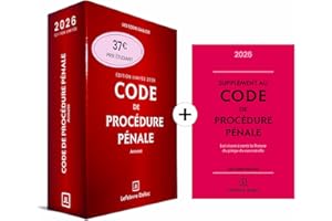 Code de procédure pénale 2026 annoté. Édition limitée. 67e éd. + Supplément "loi narcotrafic" inclus